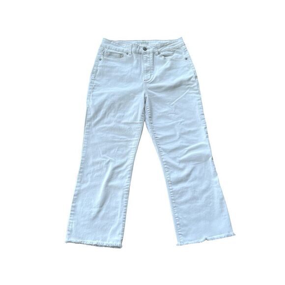 Rewash High Rise White Jeans Cropped Size 9/29 - Picture 1 of 6